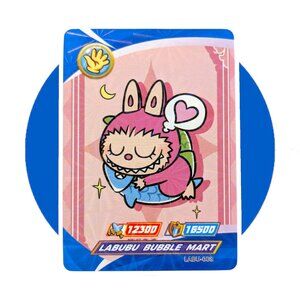 Labubu Game Collection Trading Card (WW08): Pink Monster Pisces, LABU-008